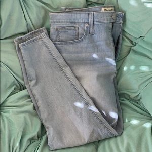 Madewell 9” mid-rise skinny crop jeans